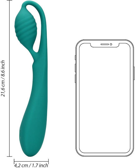 Shots Vibrator G-Punkt 4.2cm Blau