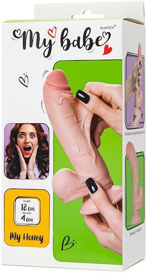 ToyFa Ρεαλιστικό Dildo με Όρχεις Flesh