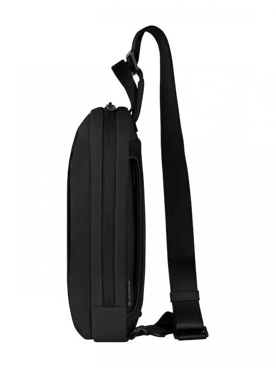 Travel Essentials Ανδρική Τσάντα Στήθους Μαύρη