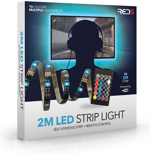 The Source LED Strip TV USB 5V 2m with Power Supply & Remote Control