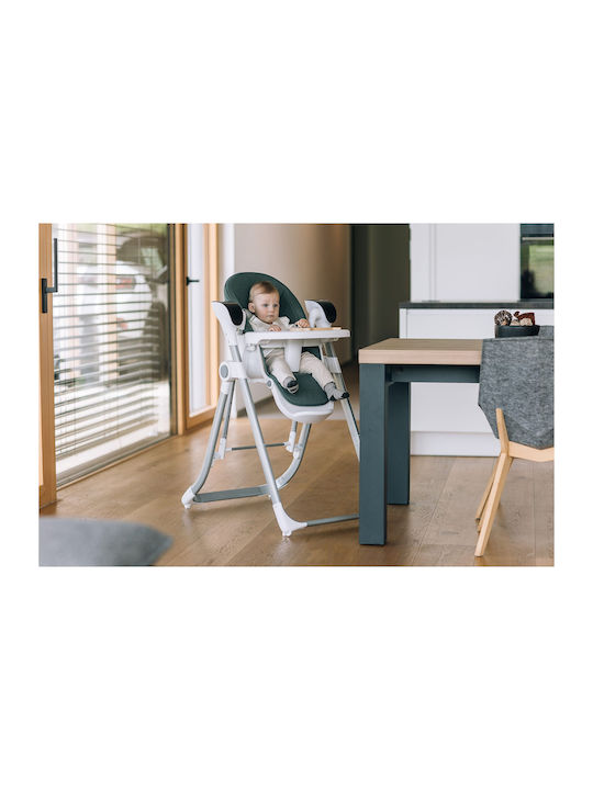 FreeOn Oli Deluxe Foldable Baby Highchair 2 in 1 Green