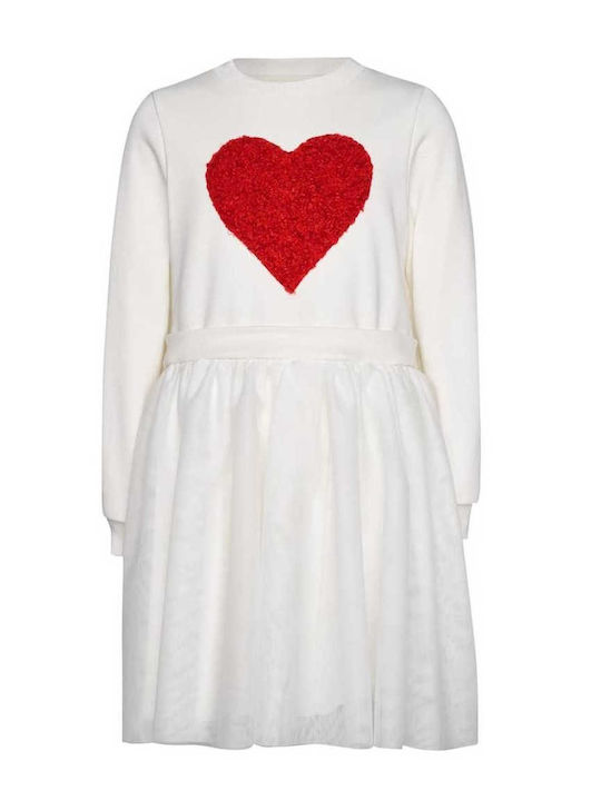 Two In A Castle Children's Dress White