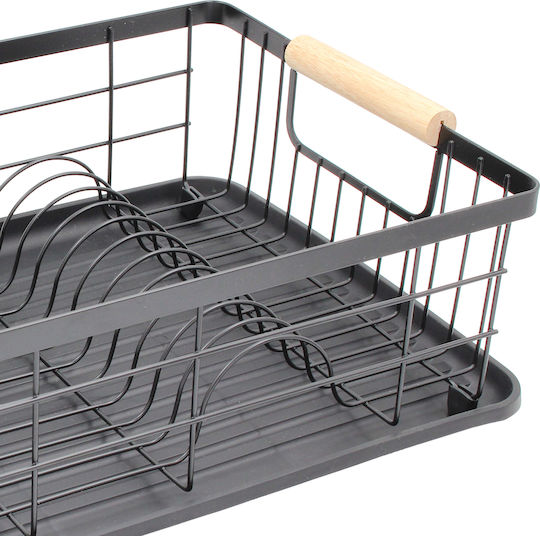 Keskor Sink Strainer Metallic Black 42.5x31x14cm