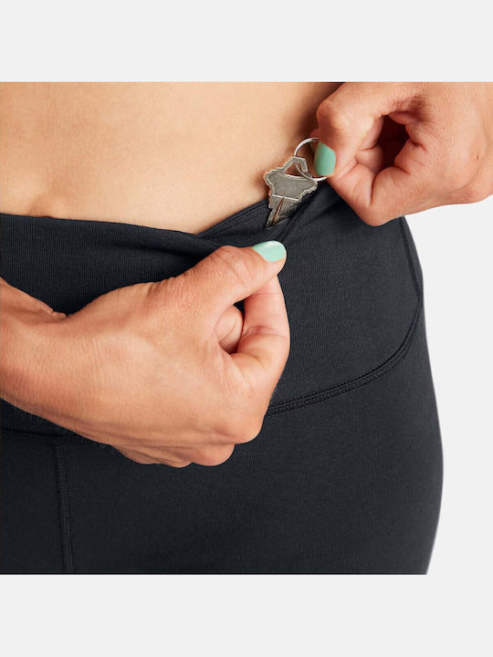 Schulung Frauen Lang Leggings Hochgeschnitten Schwarz