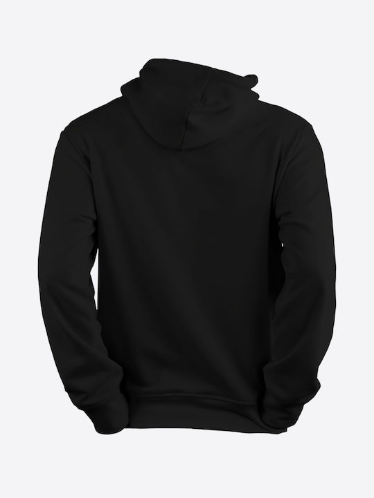 P-Line Sweatshirt with Hood Black