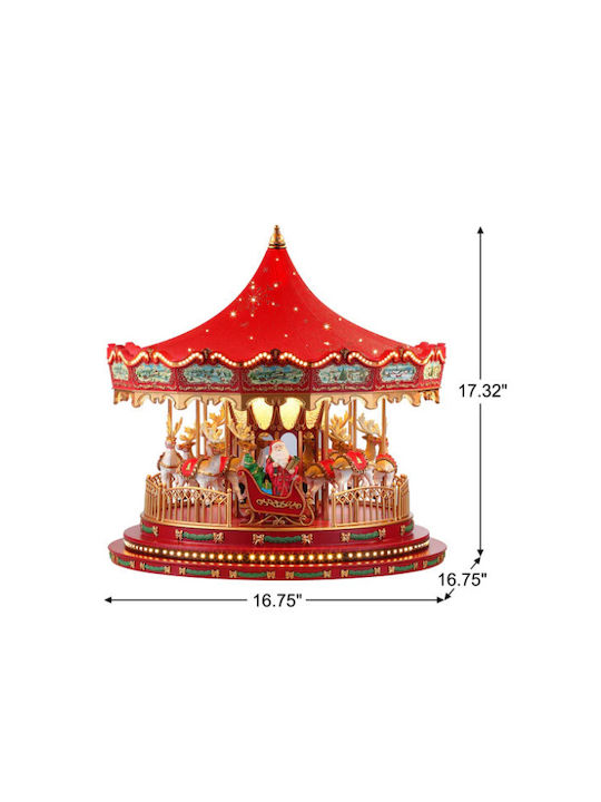 Carousel Καρουζέλ Φωτιζόμενο με Μουσική & Κίνηση