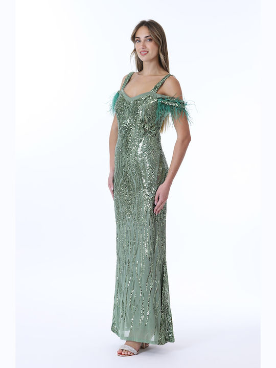 Farmaki Dress Evening Green