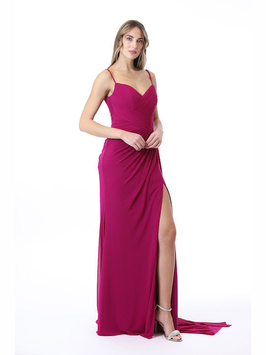 Farmaki Dress Evening Purple