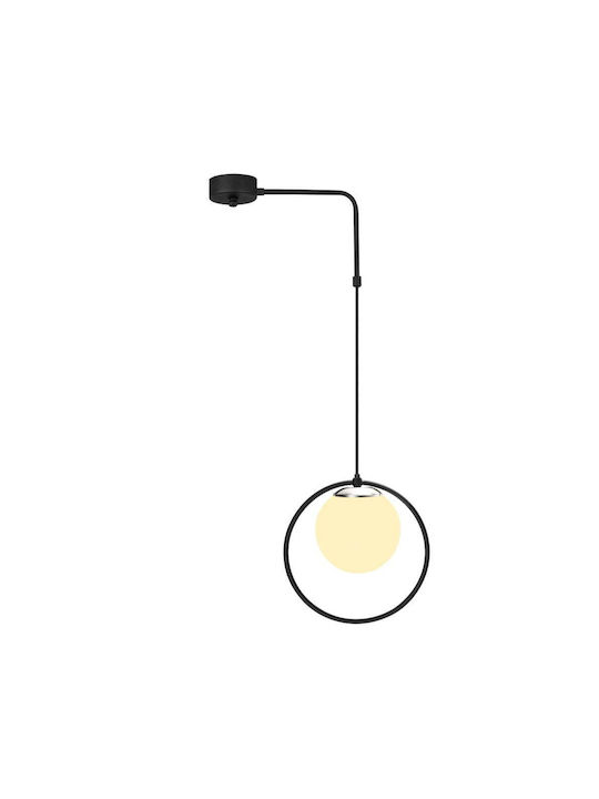 Opviq Pendant Light Black with Socket E27 42x15x100cm