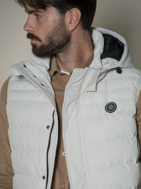 Ärmellos Jacke Wasserdicht und Winddicht Khaki