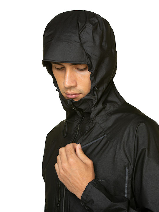 Sportjacke Wasserdicht und Winddicht Black, Blue