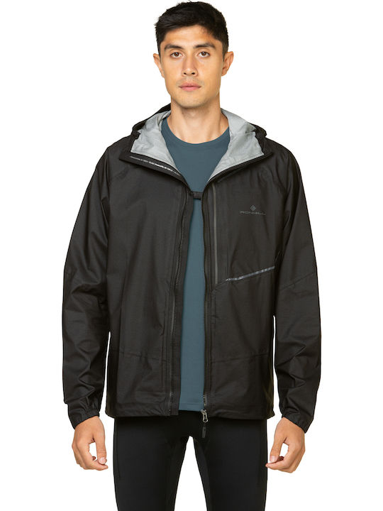 Sportjacke Wasserdicht und Winddicht Black, Blue