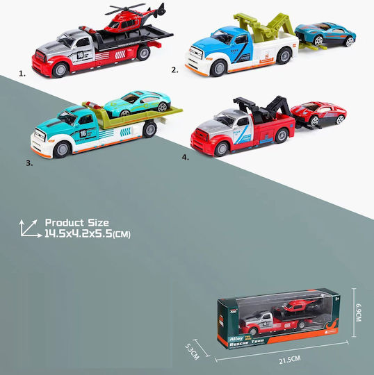 Blue Toys Φορτηγό Αγροτικό Pull Back (Διάφορα Σχέδια) 1τμχ