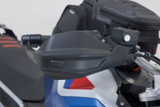 SW-Motech Motorcycle Protective Hand Guards in Black Colour