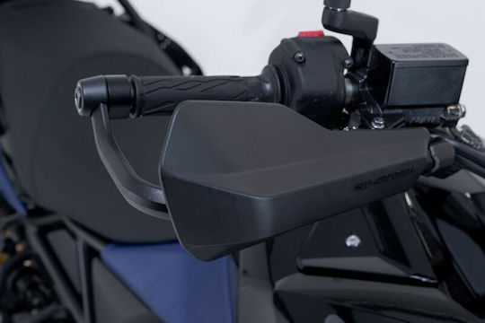 SW-Motech Motorcycle Protective Hand Guards in Black Colour