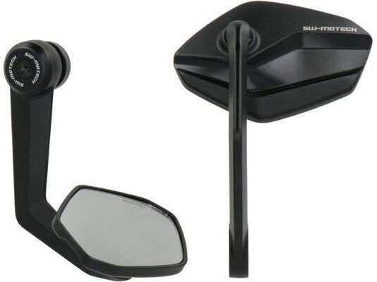 SW-Motech Motorradrückspiegel 2Stück Schwarz