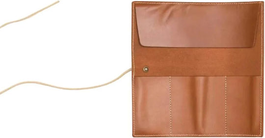 Paper Republic Le Porte Plume Leather Pen Case for 1 Pen in Tabac Brown Color