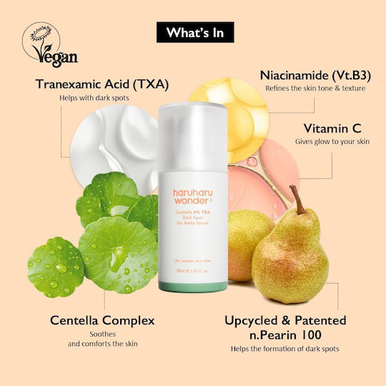 Haruharu Wonder Soothing Serum Face with Niacinamide for Dark Spots & Whitening 30ml