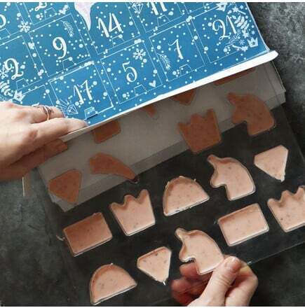 Scrap Cooking Advent Calendar Unicorn DIY Paper