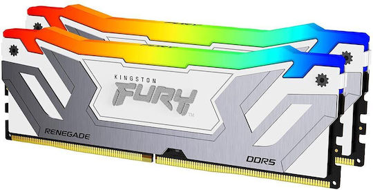 Kingston Fury Renegade RGB 48GB DDR5 RAM with 2 Modules (2x24GB) and 8400 Speed for Desktop