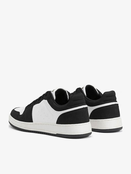 Ανδρικά Sneakers Λευκά-μαυρα