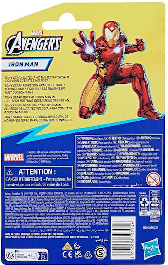 Action Figure Iron Man Marvel Avengers Iron Man for 4+ years old Years 10.16cm.