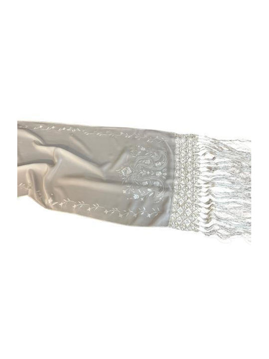 Linea Home Ράνερ Μεταξωτό με Κέντημα Aeria Εκρού 45x110εκ.