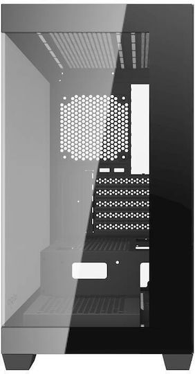 Darkflash C218M Gaming Midi Tower Κουτί Υπολογιστή με Πλαϊνό Παράθυρο Μαύρο