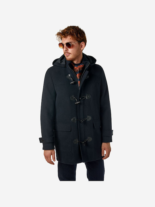 Мъжко палто Navy Black, Black
