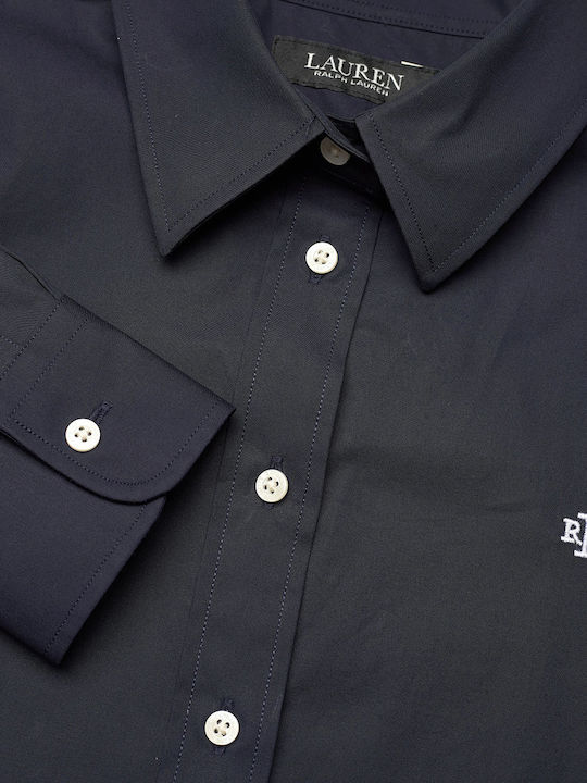 Langärmelig Damen Hemd Dark Blue