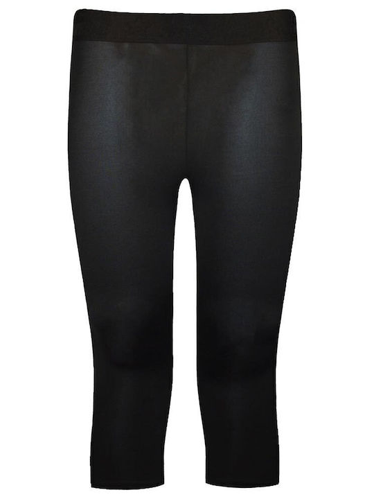 Kinder Leggings Capri Schwarz
