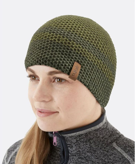 Beanie Unisex Fleece Beanie Gestrickt in Grün Farbe