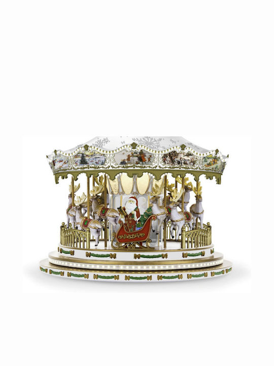 Carousel Mr.Christmas Υ44εκ. με Κίνηση & Μουσική για Όλο το Χρόνο Nostalgic