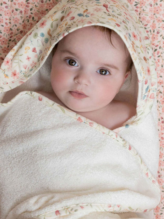 Little Dutch Βρεφική Κάπα-Μπουρνούζι με Κουκούλα Fairy Wonders Fairy Wonders 100x100εκ.