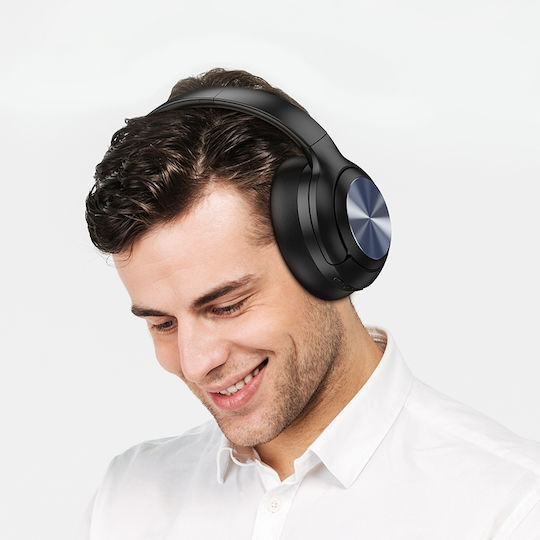 Hoco W54 Ασύρματα / Ενσύρματα Over Ear Ακουστικά με 40 ώρες Λειτουργίας Μαύρα