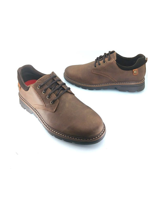 Men's Leather Casual Shoes Brown