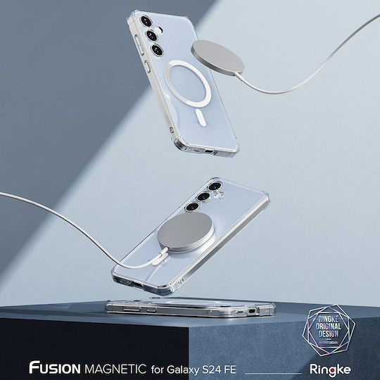 Ringke Fusion Magsafe Umschlag Rückseite Silikon Transparent (Galaxy S24 FE)