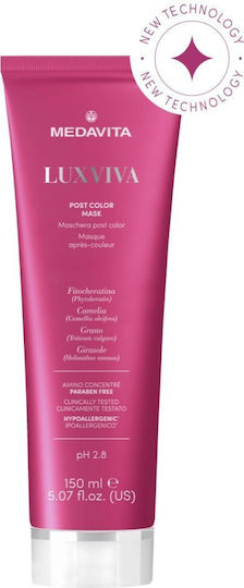 Medavita Luxviva Color Care Σετ Περιποίησης Μαλλιών Διατήρησης Χρώματος για Βαμμένα Μαλλιά με Σαμπουάν, Μάσκα & Serum 3τμχ