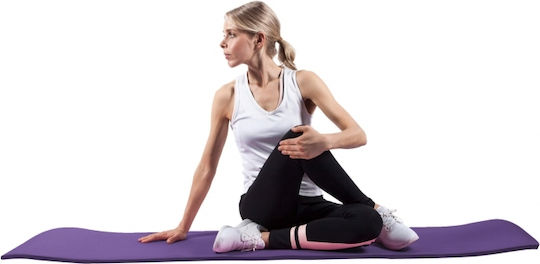 Optimum Στρώμα Γυμναστικής Pilates Μωβ (183x61x1.5cm)