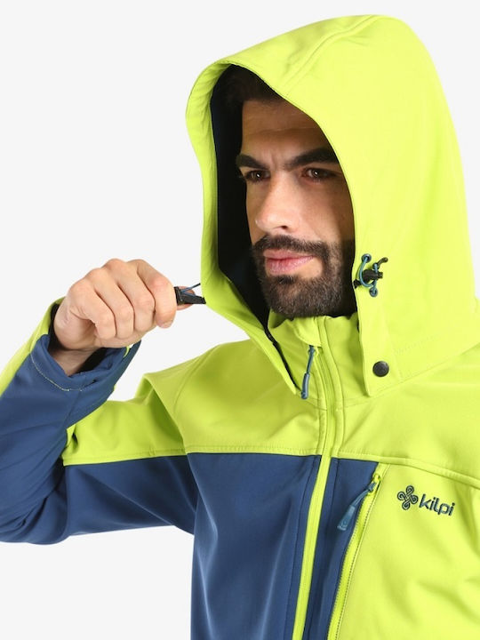 Ravio-m Winter Jacket Softshell Waterproof and Windproof Green