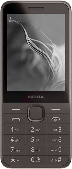 Nokia 235 4G (2024) Dual SIM Handy mit Tasten (Griechisches Menü) Schwarz