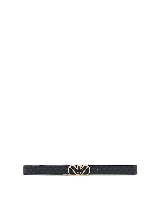 Emporio Armani Leather Women's Belt Black