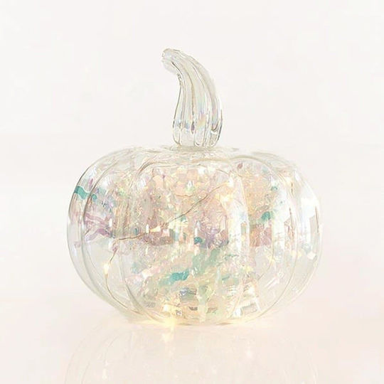 Eurolamp Illuminated Christmas Glass Figure Ball Transparent Height 54cm