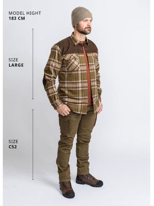 Pinewood Serengeti Hunting Pants Waterproof Olive In Khaki Colour