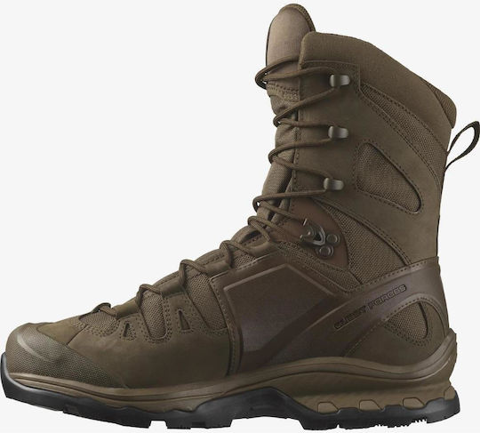 Salomon Military Boots Quest 4d Forces 2 with membrane Gore-Tex Leather Brown L47234100