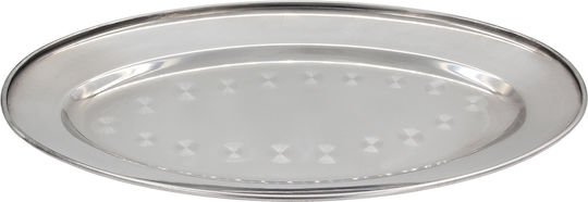 Stainless Steel Oval Platter 18/c 34x21 cm Keskor 63215