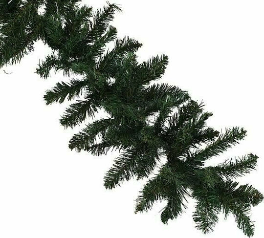 JK Home Decoration Weihnachtliche Girlande Plastik Dakota Grün 270x40cm 1Stück