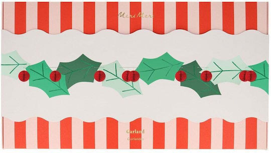 Meri Meri Christmas Garland Green 240cm 1pc