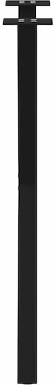 Dining Table Legs X Shape 2 Pieces Black 60x72-73 Cm Steel Black 4012912