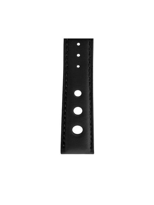 Morellato Leather Strap Black 18mm